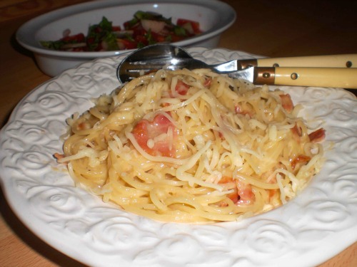 spaghetti carbonara