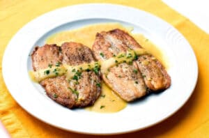 Stegte sild i sennepssauce