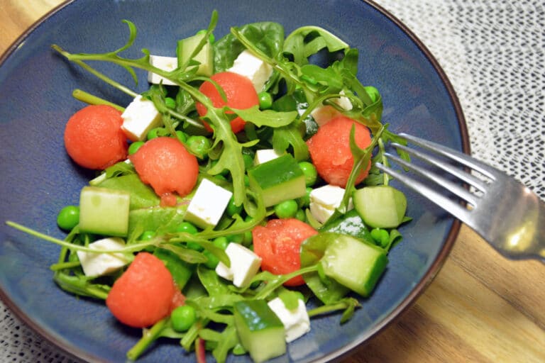 salat med vandmelon