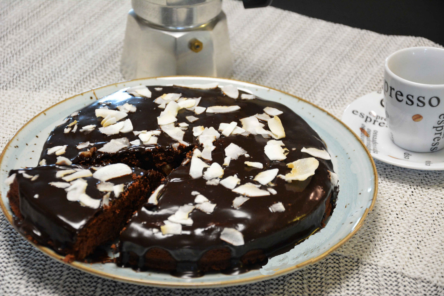 vegansk chokoladekage
