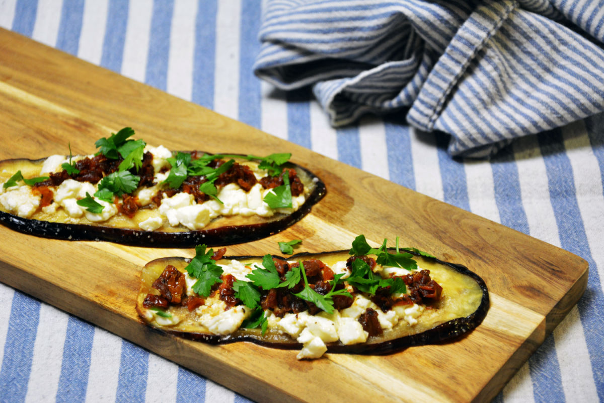 aubergine i ovn