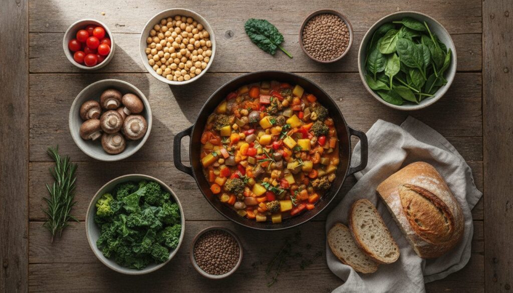 Vegetarisk madplan – grøn aftensmad hele ugen