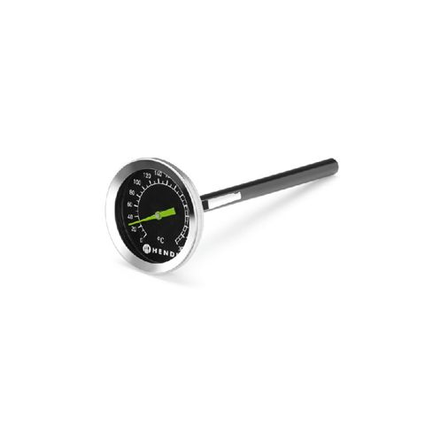 Hendi analogt termometer i glas og metal