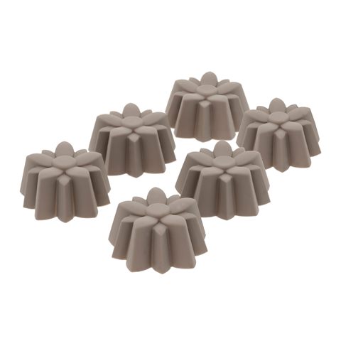 Blomsterbergs muffinform blomst, 6 stk.