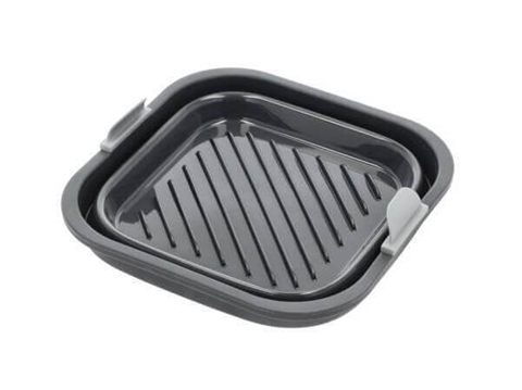 Holm firkantet silikoneform til airfryer