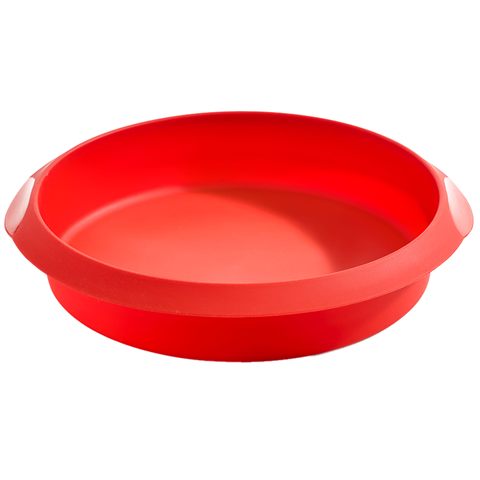 Lékué rund kageform Ø26 cm, rød