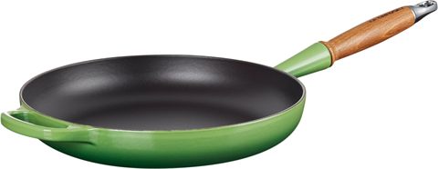 Le Creuset Signature 28 cm med træhåndtag